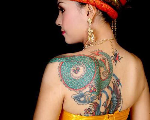 tetoválási dragon tetoválás lányoknak